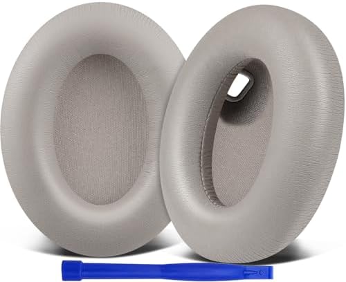 SOULWIT Replacement Earpads for Sony WH 1000XM4  WH1000XM4  Headphones  Ear Pads Cushions with Noise Isolation Foam  Added Thickness  Without Affecting Sensor   Black