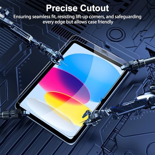 SPARIN Screen Protector for iPad A16 2025 11th  11 Inch  /10th Generation 2022  10 9 Inch   2 Pack Tempered Glass for iPad 11/10 Gen  Case Friendly  Anti Scratch  Touch Sensitive