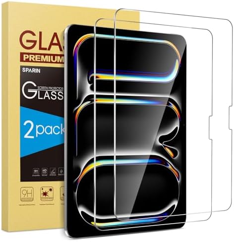 SPARIN Screen Protector for iPad A16 2025 11th  11 Inch  /10th Generation 2022  10 9 Inch   2 Pack Tempered Glass for iPad 11/10 Gen  Case Friendly  Anti Scratch  Touch Sensitive