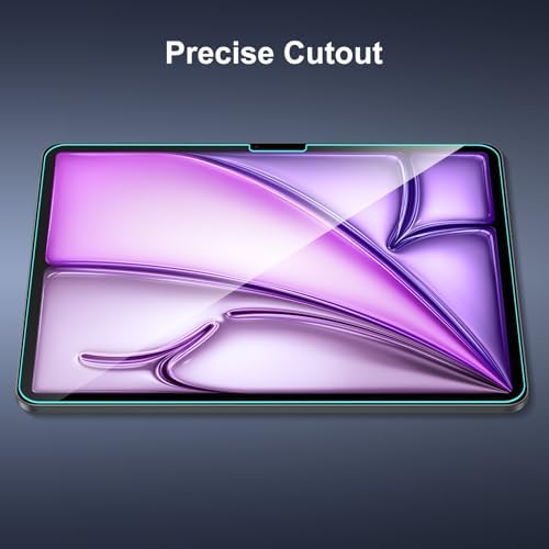 SPARIN Screen Protector for iPad Air 13 Inch M4 2026 & M3 2025 & M2 2024  8th/7th/6th Generation  & iPad Pro 13 Inch M5/M4  8th/7th Gen   Case Friendly  2 Pack Tempered Glass  Support Apple Pencil