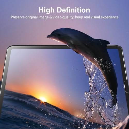 SPARIN Screen Protector for iPad Air 13 Inch M4 2026 & M3 2025 & M2 2024  8th/7th/6th Generation  & iPad Pro 13 Inch M5/M4  8th/7th Gen   Case Friendly  2 Pack Tempered Glass  Support Apple Pencil
