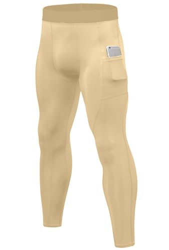 SPVISE Compression Pants Men Leggings for Sports Gym Cool Dry Athletic Tights Base Layer for Running Football Basketball Yoga