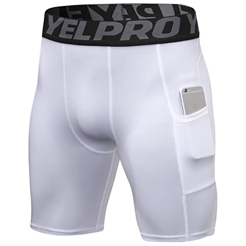 SPVISE Compression Shorts Men 1/3 Pack  Dry Fit Compression Underwear Spandex Running Shorts  Workout Athletic Shorts Pocket