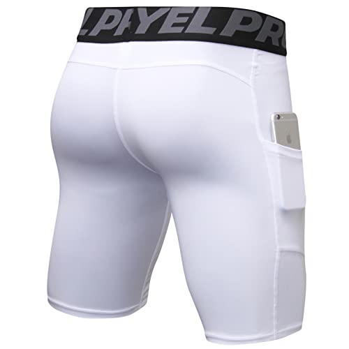 SPVISE Compression Shorts Men 1/3 Pack  Dry Fit Compression Underwear Spandex Running Shorts  Workout Athletic Shorts Pocket