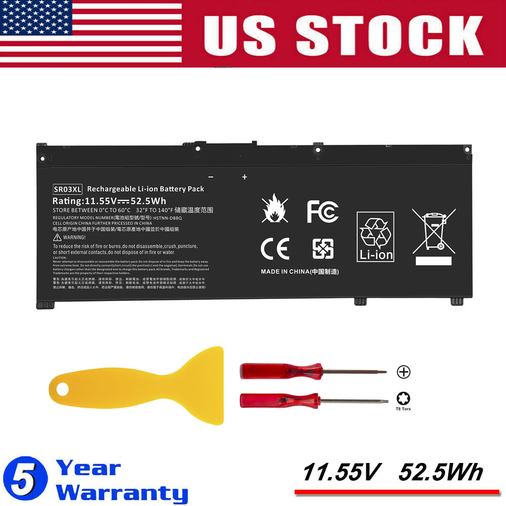 SR03XL Battery For HP Pavilion 15 cx Envy 17 bw 15 CN HSTNN DB8Q L08934 2C1 NEW