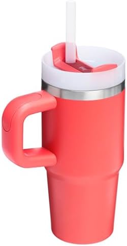 STANLEY Quencher H2 0 Tumbler with Handle and Straw 40 oz   Flowstate 3 Position Lid   Cup Holder Compatible for Travel   Insulated Stainless Steel Cup   BPA Free   Chili Red