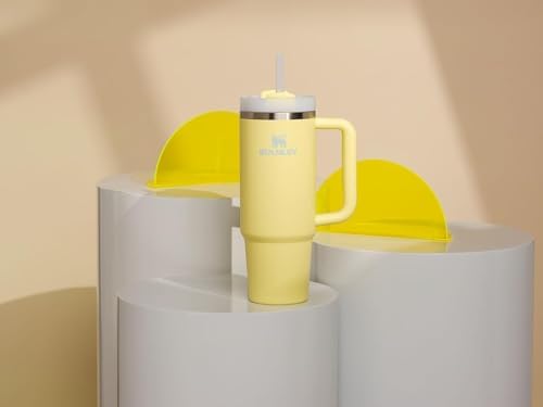 STANLEY Quencher H2 0 Tumbler with Handle and Straw 40 oz   Flowstate 3 Position Lid   Cup Holder Compatible for Travel   Insulated Stainless Steel Cup   BPA Free   Chili Red