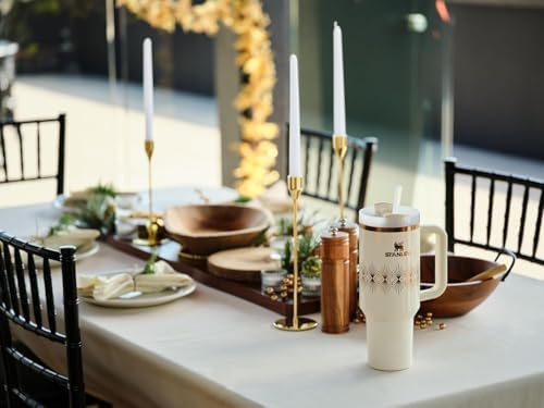 STANLEY Quencher H2 0 Tumbler with Handle and Straw 40 oz   Flowstate 3 Position Lid   Cup Holder Compatible for Travel   Insulated Stainless Steel Cup   BPA Free   Chili Red