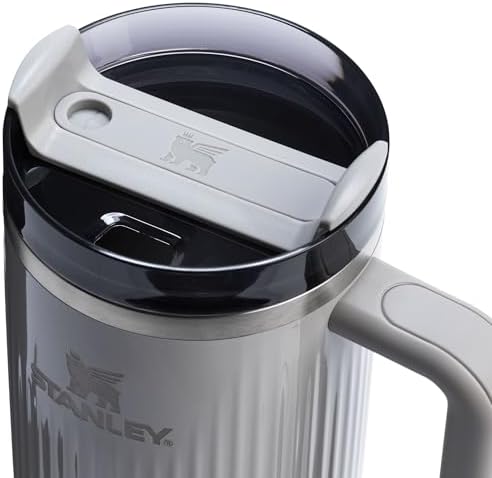 STANLEY Quencher H2 0 Tumbler with Handle and Straw 40 oz   Flowstate 3 Position Lid   Cup Holder Compatible for Travel   Insulated Stainless Steel Cup   BPA Free   Chili Red