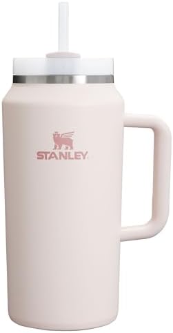 STANLEY Quencher H2 0 Tumbler with Handle and Straw 40 oz   Flowstate 3 Position Lid   Cup Holder Compatible for Travel   Insulated Stainless Steel Cup   BPA Free   Chili Red