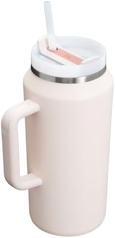 STANLEY Quencher H2 0 Tumbler with Handle and Straw 40 oz   Flowstate 3 Position Lid   Cup Holder Compatible for Travel   Insulated Stainless Steel Cup   BPA Free   Chili Red