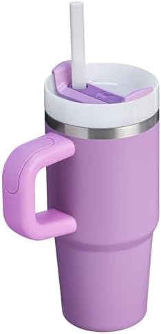 STANLEY Quencher H2 0 Tumbler with Handle and Straw 40 oz   Flowstate 3 Position Lid   Cup Holder Compatible for Travel   Insulated Stainless Steel Cup   BPA Free   Chili Red