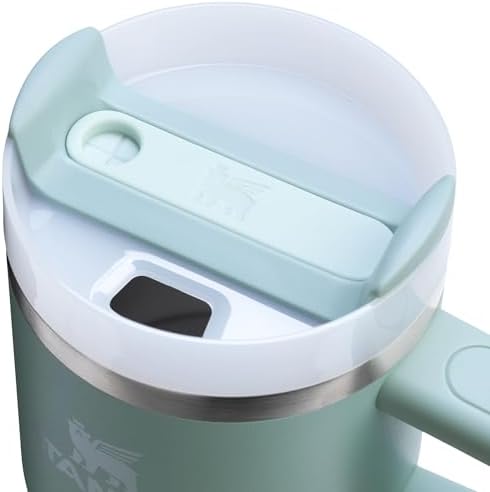 STANLEY Quencher H2 0 Tumbler with Handle and Straw 40 oz   Flowstate 3 Position Lid   Cup Holder Compatible for Travel   Insulated Stainless Steel Cup   BPA Free   Chili Red