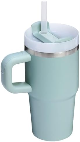 STANLEY Quencher H2 0 Tumbler with Handle and Straw 40 oz   Flowstate 3 Position Lid   Cup Holder Compatible for Travel   Insulated Stainless Steel Cup   BPA Free   Chili Red