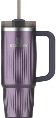STANLEY Quencher H2 0 Tumbler with Handle and Straw 40 oz   Flowstate 3 Position Lid   Cup Holder Compatible for Travel   Insulated Stainless Steel Cup   BPA Free   Chili Red