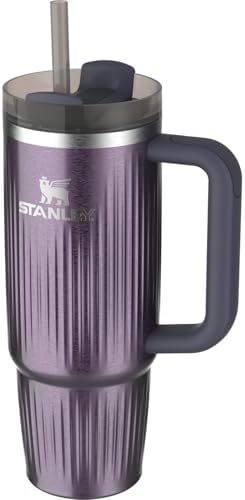 STANLEY Quencher H2 0 Tumbler with Handle and Straw 40 oz   Flowstate 3 Position Lid   Cup Holder Compatible for Travel   Insulated Stainless Steel Cup   BPA Free   Chili Red