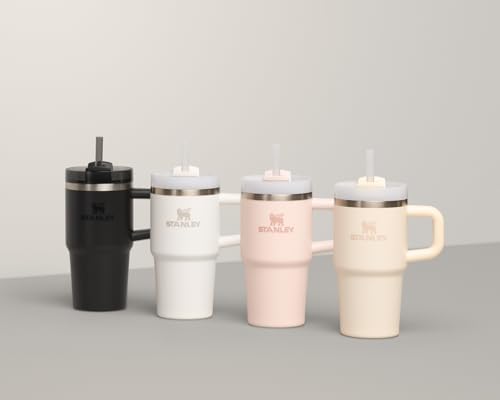 STANLEY Quencher H2 0 Tumbler with Handle and Straw 40 oz   Flowstate 3 Position Lid   Cup Holder Compatible for Travel   Insulated Stainless Steel Cup   BPA Free   Chili Red