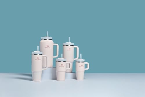 STANLEY Quencher H2 0 Tumbler with Handle and Straw 40 oz   Flowstate 3 Position Lid   Cup Holder Compatible for Travel   Insulated Stainless Steel Cup   BPA Free   Chili Red