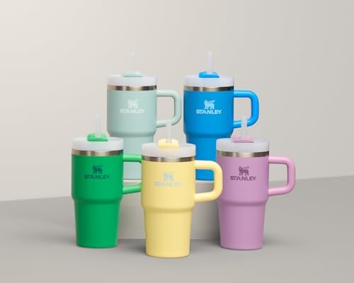 STANLEY Quencher H2 0 Tumbler with Handle and Straw 40 oz   Flowstate 3 Position Lid   Cup Holder Compatible for Travel   Insulated Stainless Steel Cup   BPA Free   Chili Red