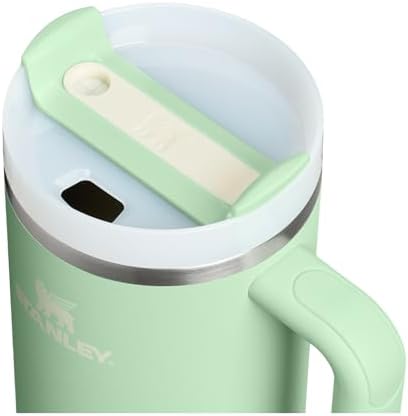 STANLEY Quencher H2 0 Tumbler with Handle and Straw 40 oz   Flowstate 3 Position Lid   Cup Holder Compatible for Travel   Insulated Stainless Steel Cup   BPA Free   Chili Red