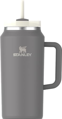 STANLEY Quencher H2 0 Tumbler with Handle and Straw 40 oz   Flowstate 3 Position Lid   Cup Holder Compatible for Travel   Insulated Stainless Steel Cup   BPA Free   Chili Red