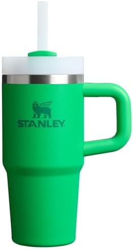 STANLEY Quencher H2 0 Tumbler with Handle and Straw 40 oz   Flowstate 3 Position Lid   Cup Holder Compatible for Travel   Insulated Stainless Steel Cup   BPA Free   Chili Red