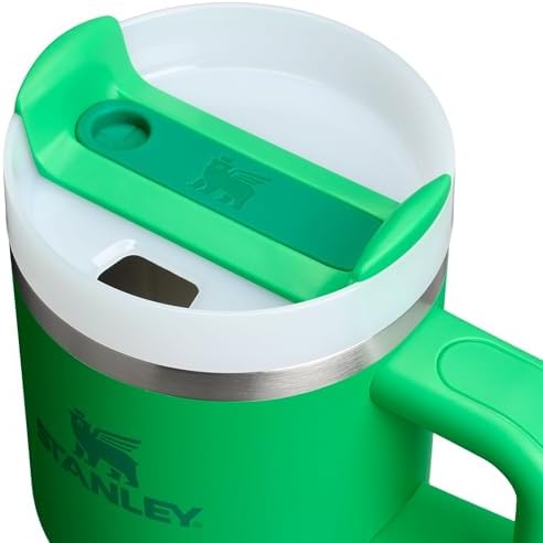 STANLEY Quencher H2 0 Tumbler with Handle and Straw 40 oz   Flowstate 3 Position Lid   Cup Holder Compatible for Travel   Insulated Stainless Steel Cup   BPA Free   Chili Red