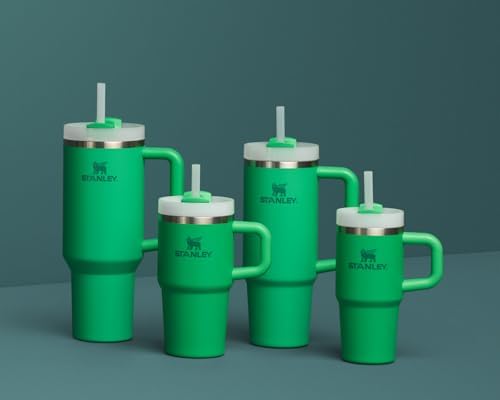 STANLEY Quencher H2 0 Tumbler with Handle and Straw 40 oz   Flowstate 3 Position Lid   Cup Holder Compatible for Travel   Insulated Stainless Steel Cup   BPA Free   Chili Red