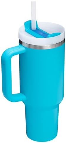 STANLEY Quencher H2 0 Tumbler with Handle and Straw 40 oz   Flowstate 3 Position Lid   Cup Holder Compatible for Travel   Insulated Stainless Steel Cup   BPA Free   Chili Red