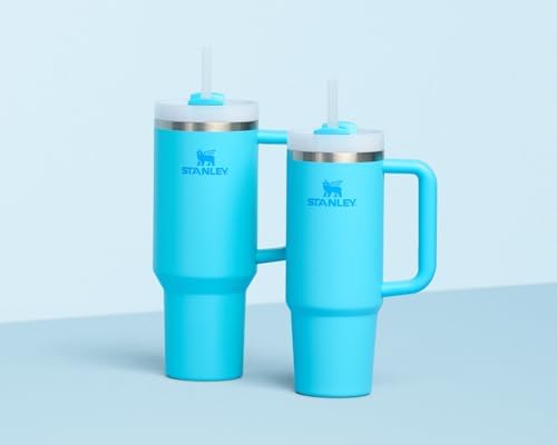 STANLEY Quencher H2 0 Tumbler with Handle and Straw 40 oz   Flowstate 3 Position Lid   Cup Holder Compatible for Travel   Insulated Stainless Steel Cup   BPA Free   Chili Red