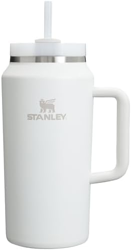 STANLEY Quencher H2 0 Tumbler with Handle and Straw 40 oz   Flowstate 3 Position Lid   Cup Holder Compatible for Travel   Insulated Stainless Steel Cup   BPA Free   Chili Red