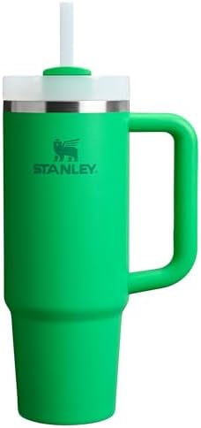 STANLEY Quencher H2 0 Tumbler with Handle and Straw 40 oz   Flowstate 3 Position Lid   Cup Holder Compatible for Travel   Insulated Stainless Steel Cup   BPA Free   Chili Red