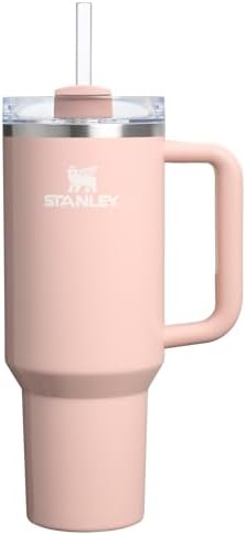 STANLEY Quencher H2 0 Tumbler with Handle and Straw 40 oz   Flowstate 3 Position Lid   Cup Holder Compatible for Travel   Insulated Stainless Steel Cup   BPA Free   Chili Red