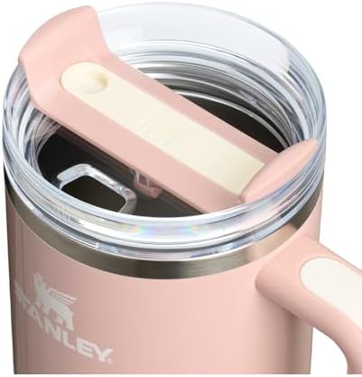 STANLEY Quencher H2 0 Tumbler with Handle and Straw 40 oz   Flowstate 3 Position Lid   Cup Holder Compatible for Travel   Insulated Stainless Steel Cup   BPA Free   Chili Red