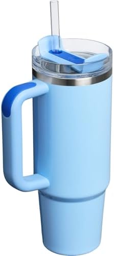 STANLEY Quencher H2 0 Tumbler with Handle and Straw 40 oz   Flowstate 3 Position Lid   Cup Holder Compatible for Travel   Insulated Stainless Steel Cup   BPA Free   Chili Red