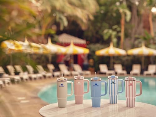 STANLEY Quencher H2 0 Tumbler with Handle and Straw 40 oz   Flowstate 3 Position Lid   Cup Holder Compatible for Travel   Insulated Stainless Steel Cup   BPA Free   Chili Red