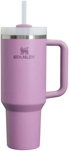 STANLEY Quencher H2 0 Tumbler with Handle and Straw 40 oz   Flowstate 3 Position Lid   Cup Holder Compatible for Travel   Insulated Stainless Steel Cup   BPA Free   Chili Red