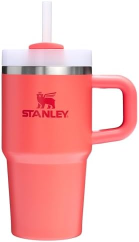 STANLEY Quencher H2 0 Tumbler with Handle and Straw 40 oz   Flowstate 3 Position Lid   Cup Holder Compatible for Travel   Insulated Stainless Steel Cup   BPA Free   Chili Red