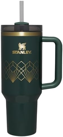 STANLEY Quencher H2 0 Tumbler with Handle and Straw 40 oz   Flowstate 3 Position Lid   Cup Holder Compatible for Travel   Insulated Stainless Steel Cup   BPA Free   Chili Red