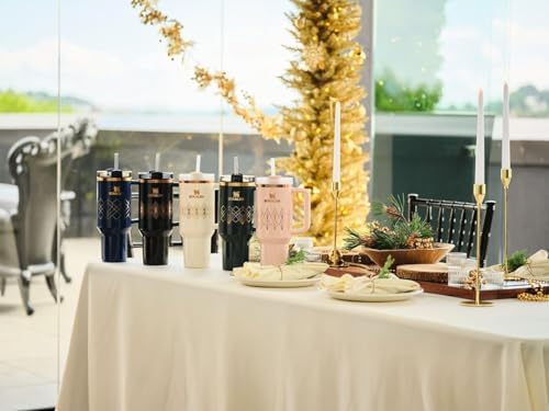 STANLEY Quencher H2 0 Tumbler with Handle and Straw 40 oz   Flowstate 3 Position Lid   Cup Holder Compatible for Travel   Insulated Stainless Steel Cup   BPA Free   Chili Red