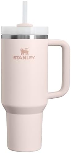 STANLEY Quencher H2 0 Tumbler with Handle and Straw 40 oz   Flowstate 3 Position Lid   Cup Holder Compatible for Travel   Insulated Stainless Steel Cup   BPA Free   Chili Red