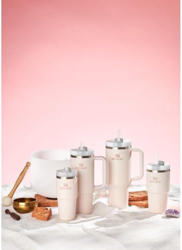 STANLEY Quencher H2 0 Tumbler with Handle and Straw 40 oz   Flowstate 3 Position Lid   Cup Holder Compatible for Travel   Insulated Stainless Steel Cup   BPA Free   Chili Red