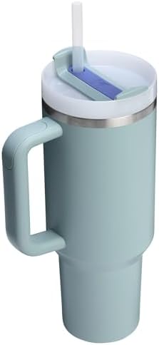 STANLEY Quencher H2 0 Tumbler with Handle and Straw 40 oz   Flowstate 3 Position Lid   Cup Holder Compatible for Travel   Insulated Stainless Steel Cup   BPA Free   Chili Red