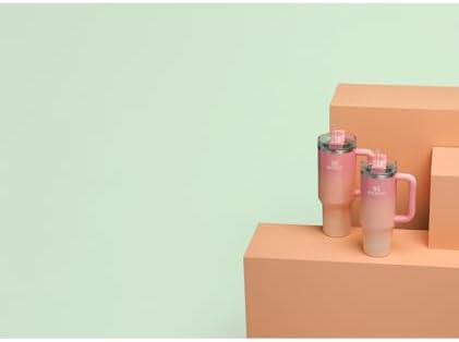 STANLEY Quencher H2 0 Tumbler with Handle and Straw 40 oz   Flowstate 3 Position Lid   Cup Holder Compatible for Travel   Insulated Stainless Steel Cup   BPA Free   Chili Red