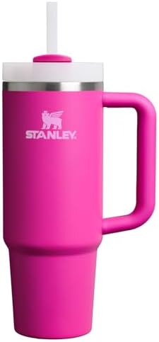 STANLEY Quencher H2 0 Tumbler with Handle and Straw 40 oz   Flowstate 3 Position Lid   Cup Holder Compatible for Travel   Insulated Stainless Steel Cup   BPA Free   Chili Red