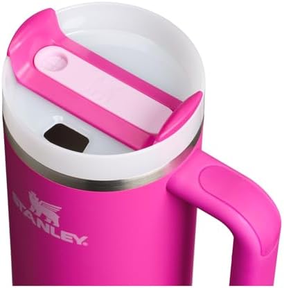 STANLEY Quencher H2 0 Tumbler with Handle and Straw 40 oz   Flowstate 3 Position Lid   Cup Holder Compatible for Travel   Insulated Stainless Steel Cup   BPA Free   Chili Red