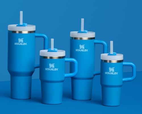 STANLEY Quencher H2 0 Tumbler with Handle and Straw 40 oz   Flowstate 3 Position Lid   Cup Holder Compatible for Travel   Insulated Stainless Steel Cup   BPA Free   Chili Red