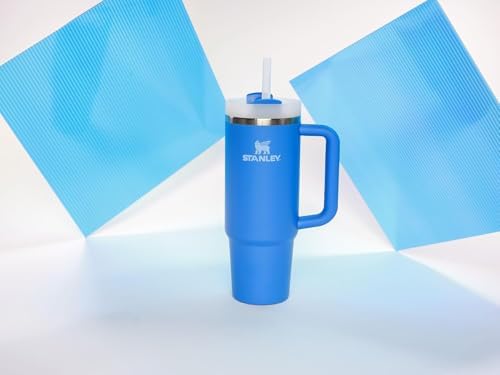 STANLEY Quencher H2 0 Tumbler with Handle and Straw 40 oz   Flowstate 3 Position Lid   Cup Holder Compatible for Travel   Insulated Stainless Steel Cup   BPA Free   Chili Red