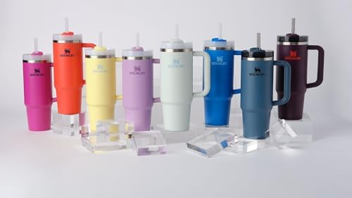 STANLEY Quencher H2 0 Tumbler with Handle and Straw 40 oz   Flowstate 3 Position Lid   Cup Holder Compatible for Travel   Insulated Stainless Steel Cup   BPA Free   Chili Red