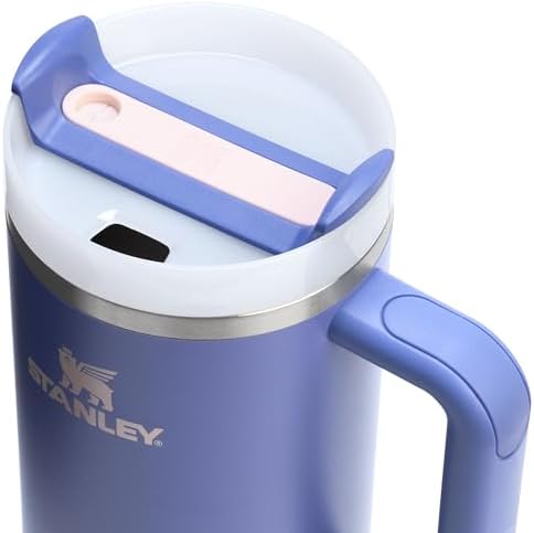 STANLEY Quencher H2 0 Tumbler with Handle and Straw 40 oz   Flowstate 3 Position Lid   Cup Holder Compatible for Travel   Insulated Stainless Steel Cup   BPA Free   Chili Red